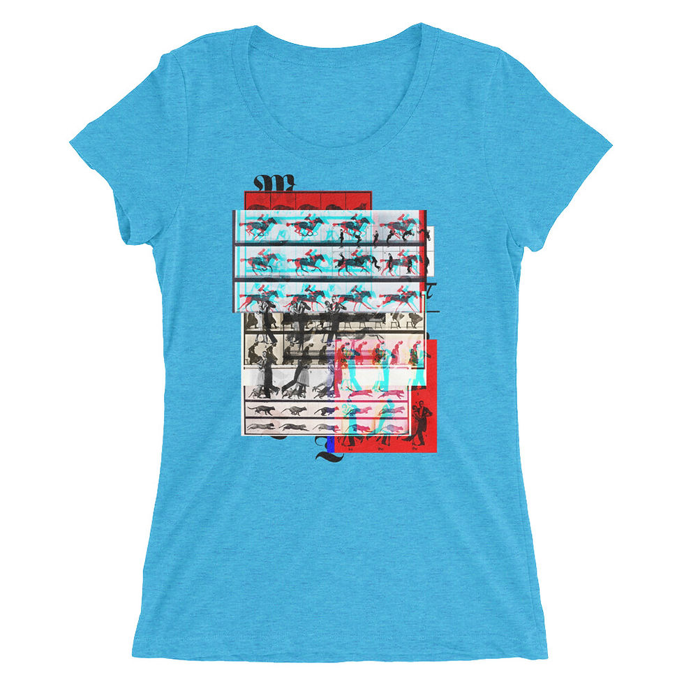 Miniatura: The art of movement_Ladies' short sleeve t-shirt