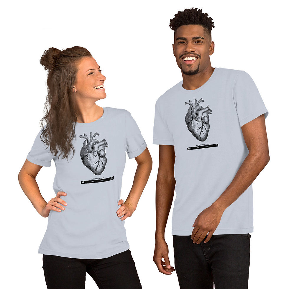 Miniatura: Payment options Short-Sleeve Unisex T-Shirt on black