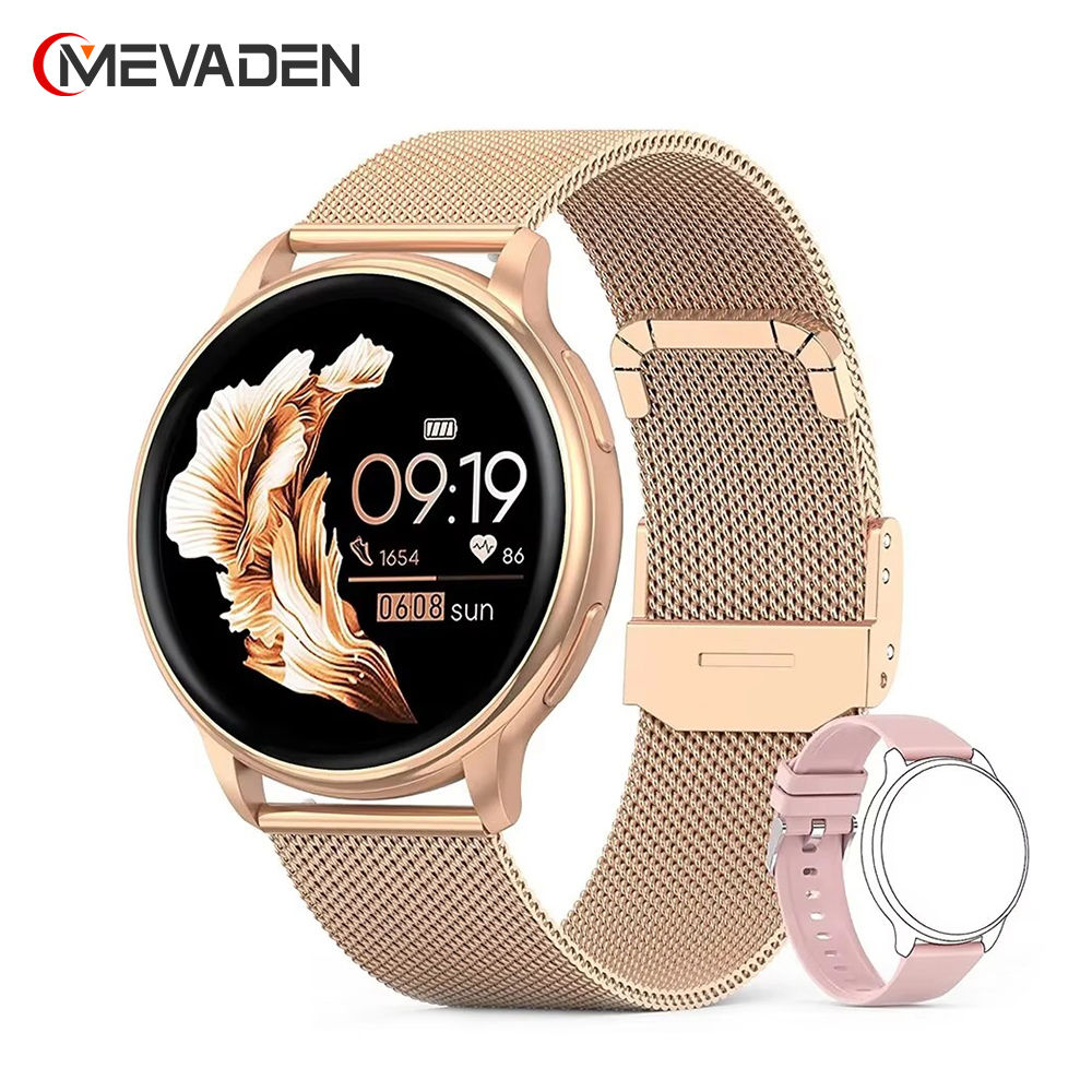MEVADEN Bluetooth Call Smart Watch Women Custom Dial Watches Men Sport Fitness T