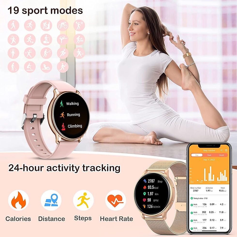 Thumbnail: MEVADEN Bluetooth Call Smart Watch Women Custom Dial Watches Men Sport Fitness T