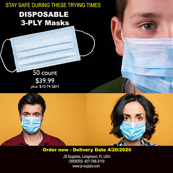 3-PLY Disposable Masks