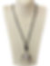 TWO TONE TEARDROP PEARL IN CENTER LONG NECKLACE