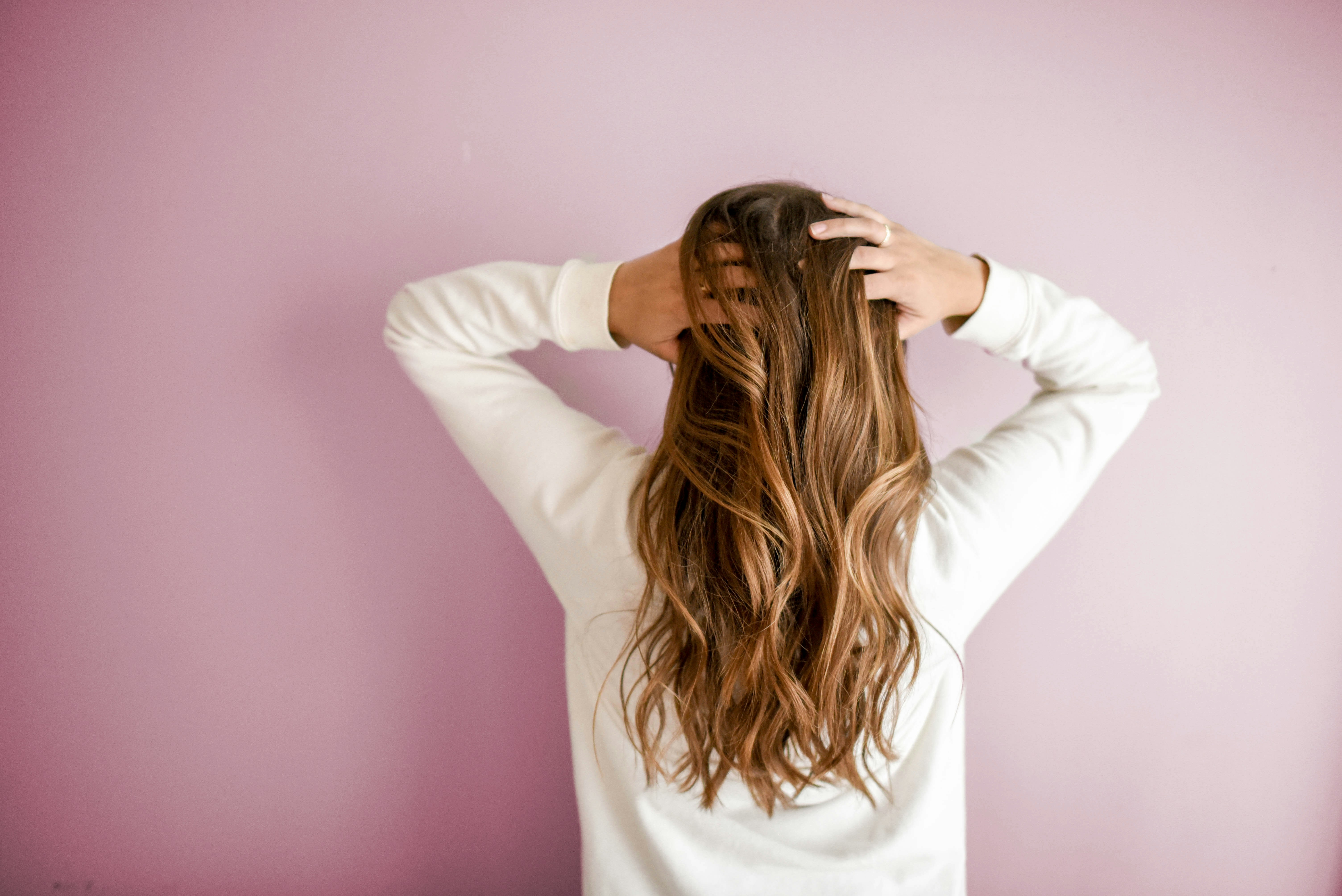 Illustrative image of hair care in a salon