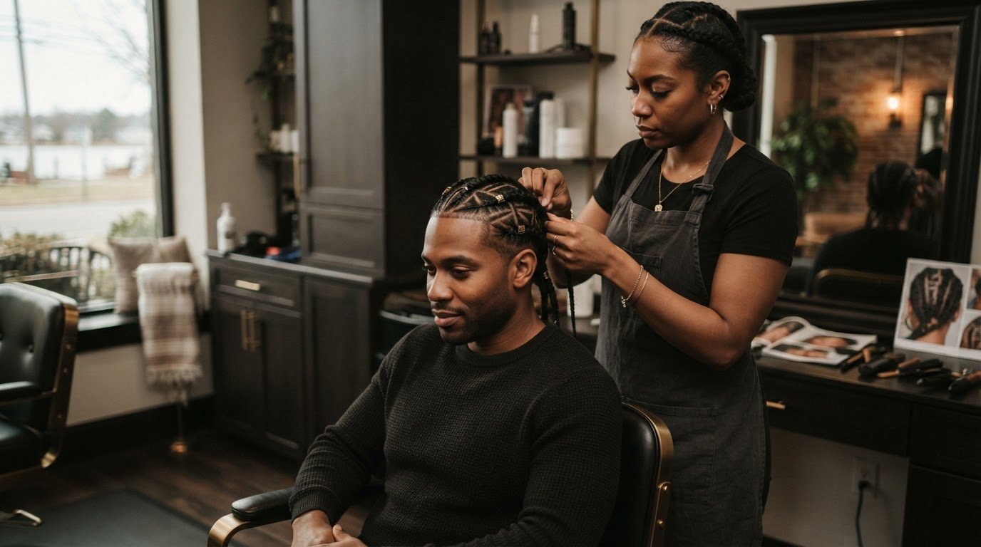 Men’s Braids Salon in Glen Burnie, MD: Find Your Style