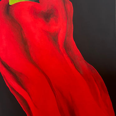 painting of a chilli. 