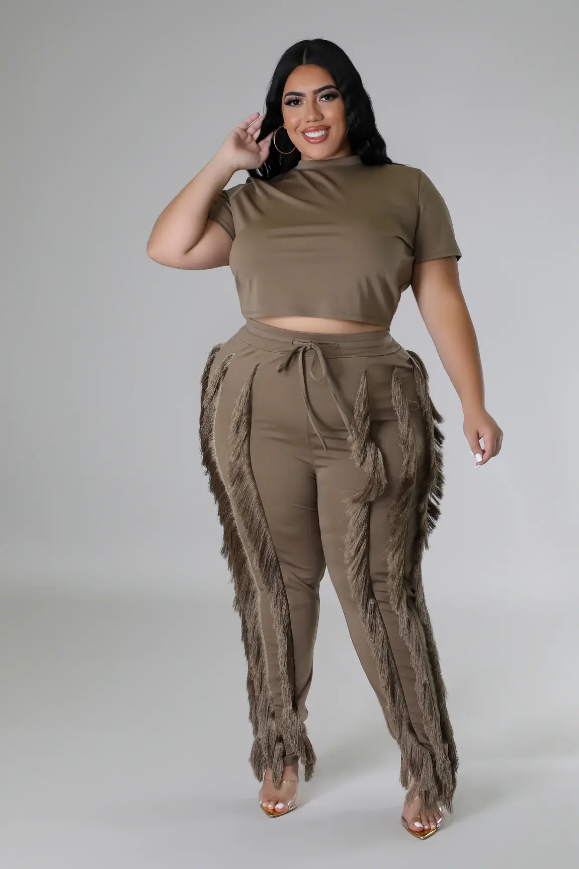 In A Fringey Pant Set