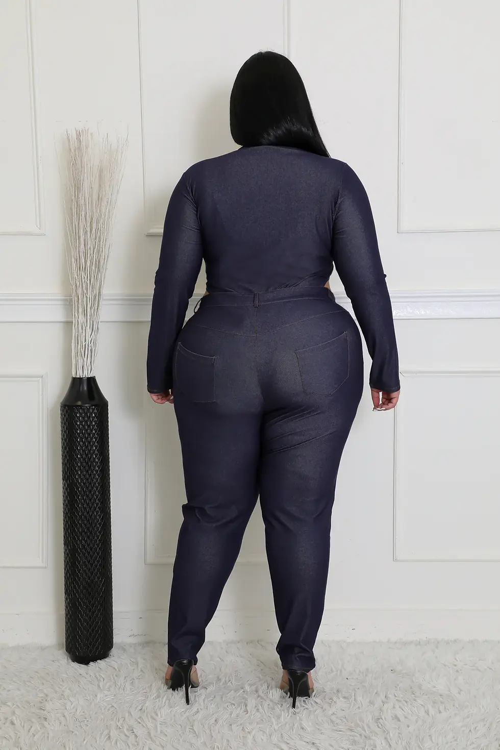 Thumbnail: Do It Right Bodysuit Pant Set