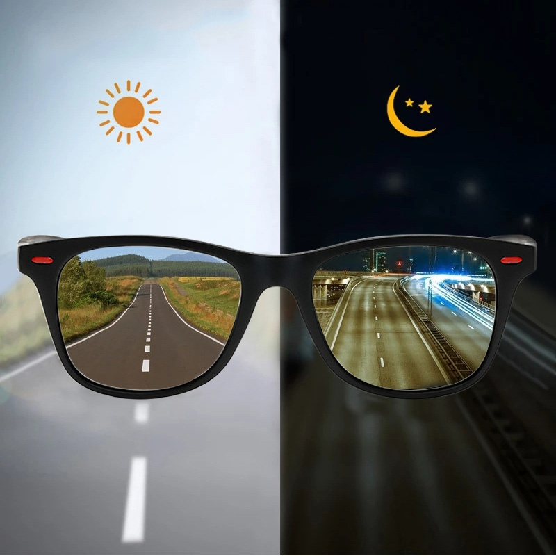Óculos de Sol Polarizados Esportivos Masculinos com Visão