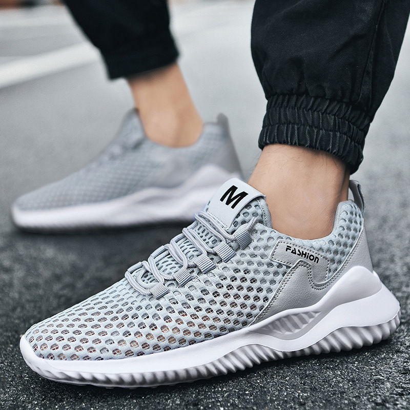 Miniatura: Mocassim Masculino Casual de Verão em Tecido Respirável