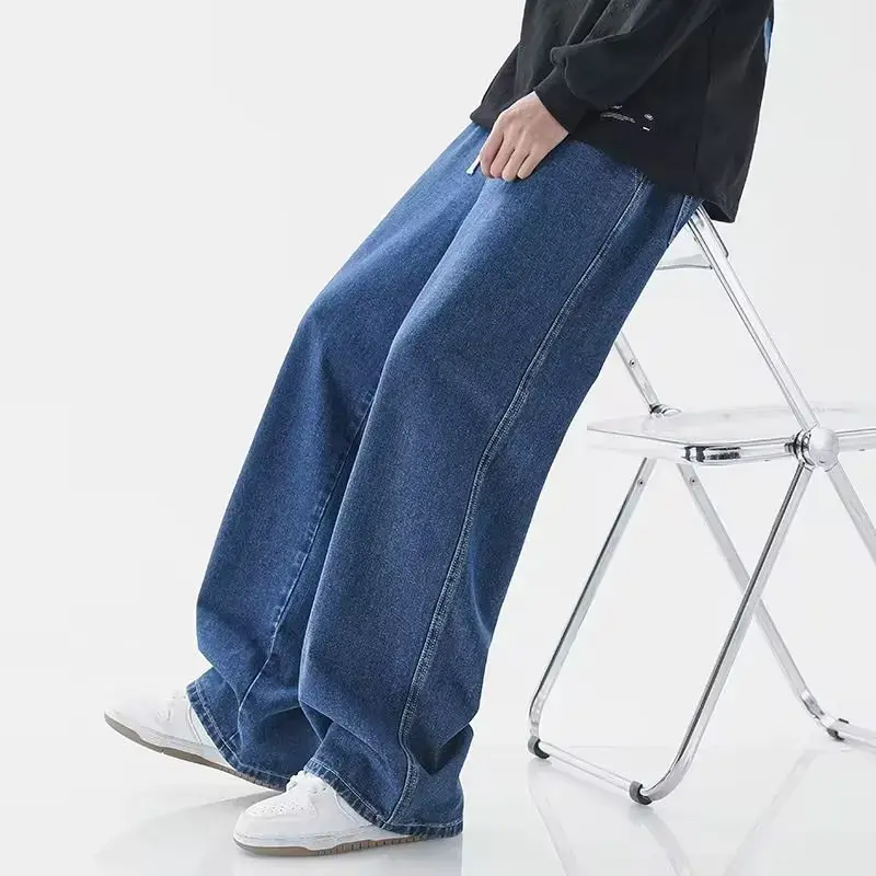 Miniatura: Calça Jeans Masculina Larga e Solta