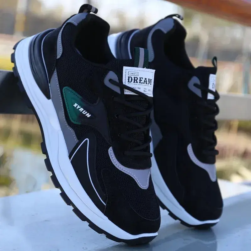 Miniatura: Tênis masculino casual esportivo com tecido respirável