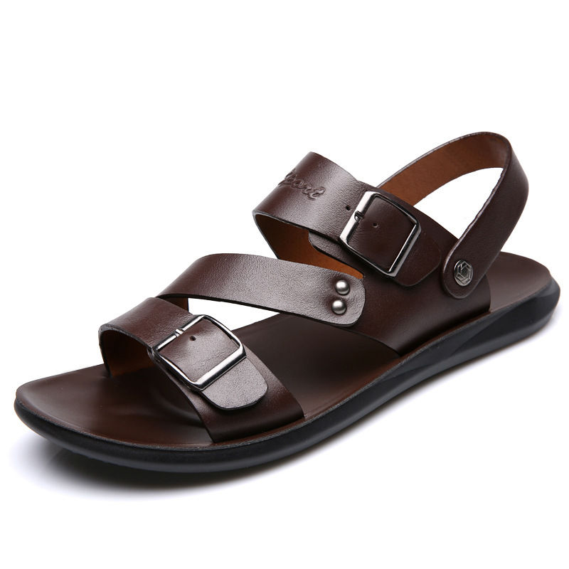 Miniatura: Sandália Masculina Casual Plus Size para Praia