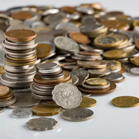 Stack of Canadian Coins