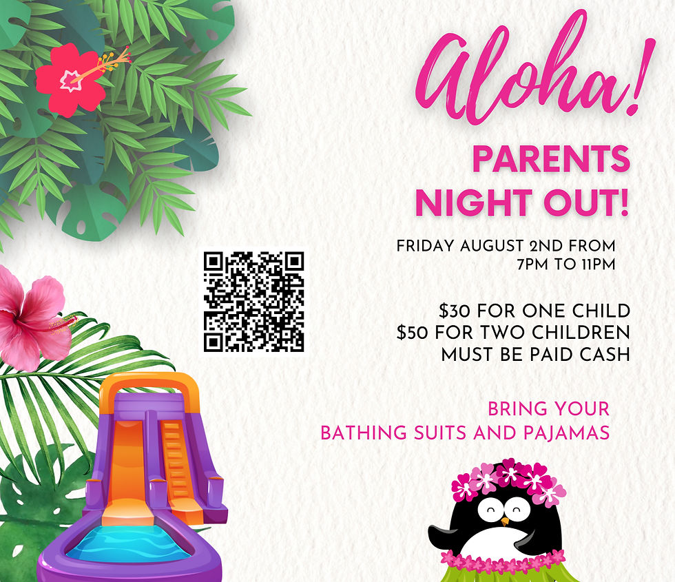 August Parent's Night Out