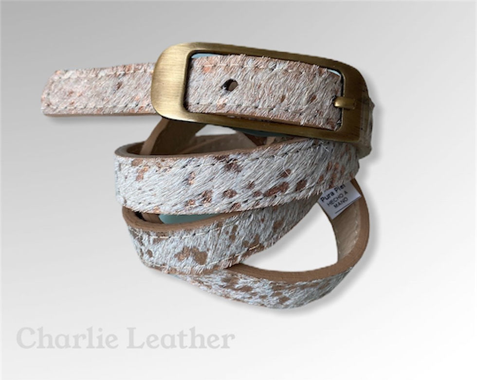 Thumbnail: Allyn Mini Exotic Fur Belt
