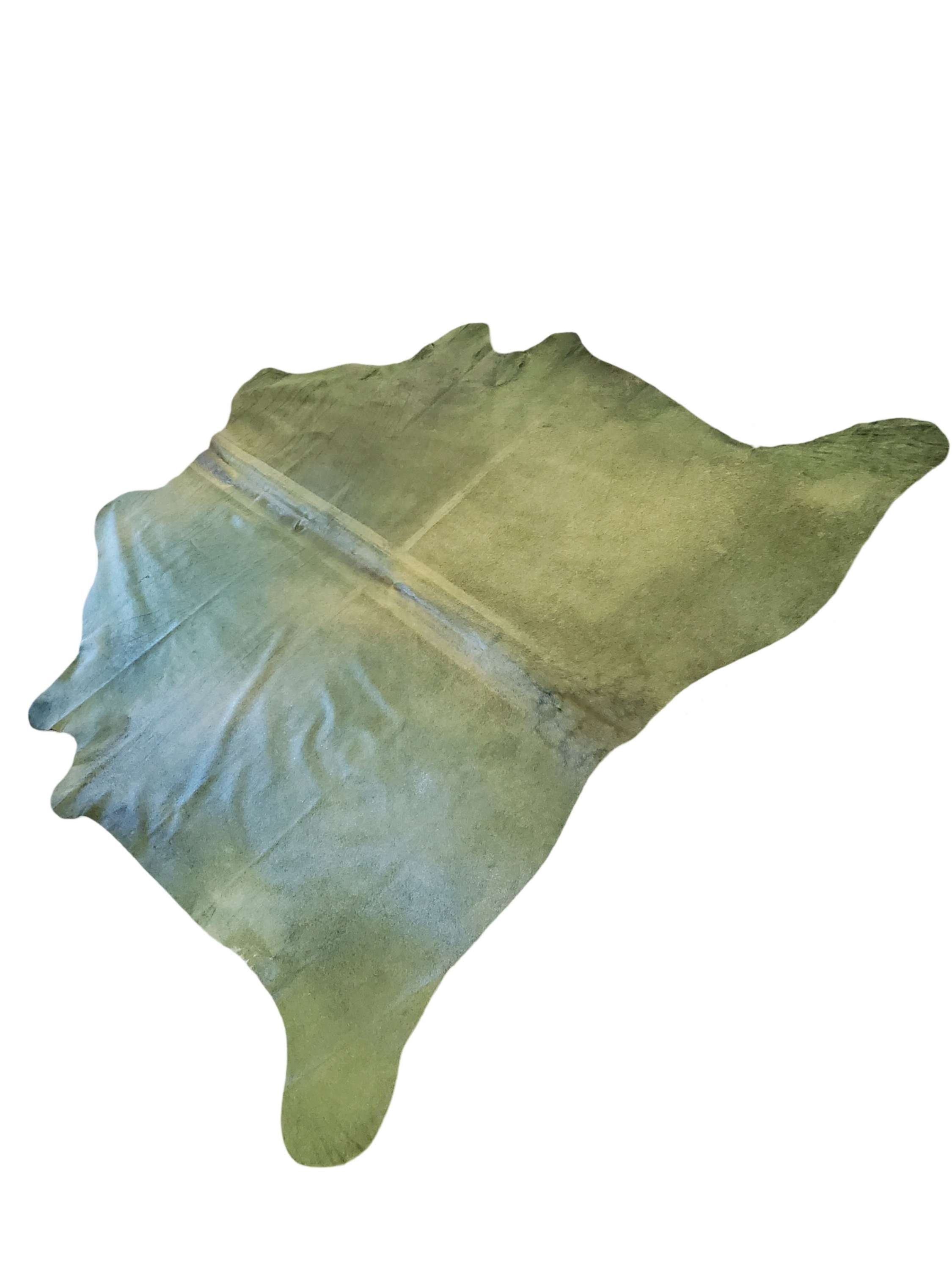 Oliver Olive Cowhide Rug 