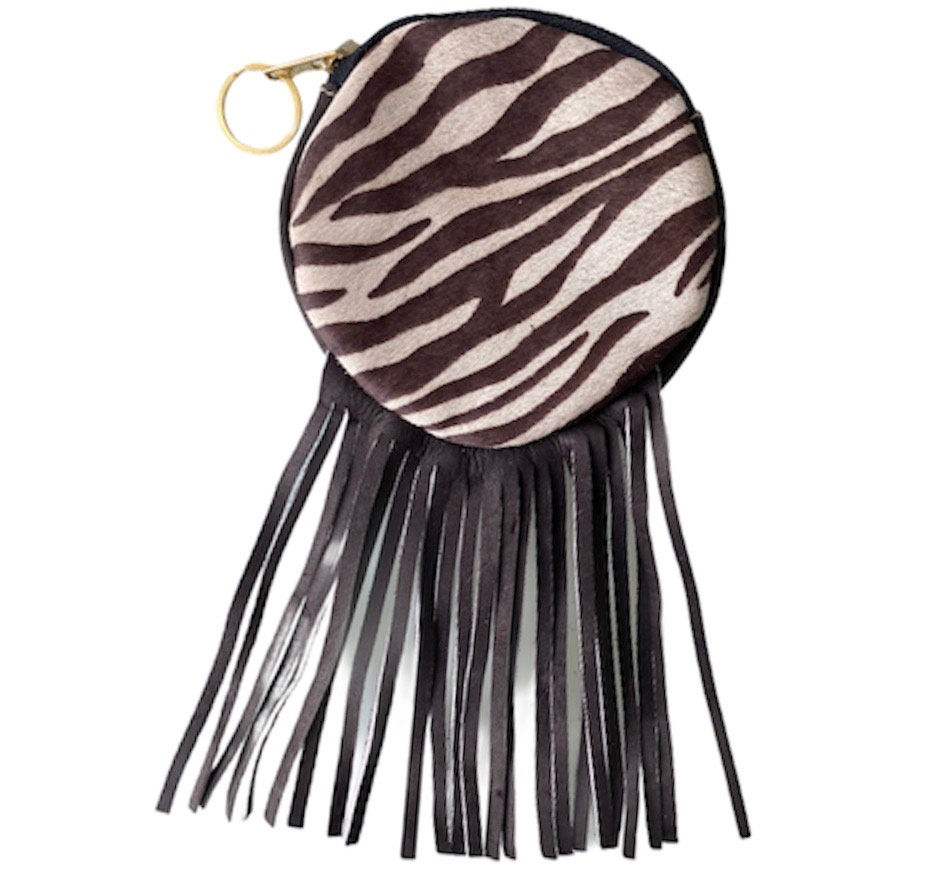 Fabiola Fringed Mini Round Pochette