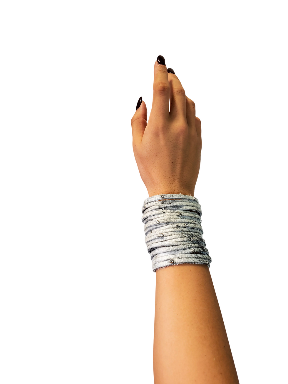 Thumbnail: Cora Fringe 3" Rhinestone Bracelet