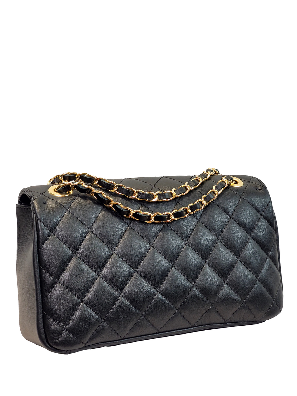 Thumbnail: Imma Diamond Stitched Medium Handbag