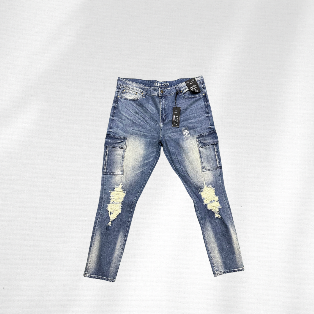 Si Tu Veaux Denim Stack Jeans 