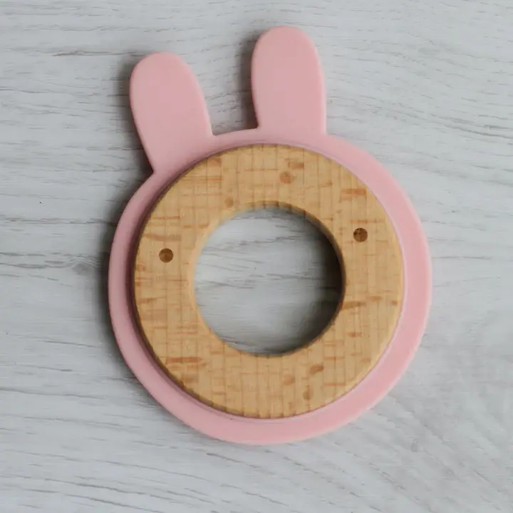 Thumbnail: Wood and Silicon Flat Teether