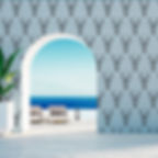 Lobster on Stripe. Colour: Sky