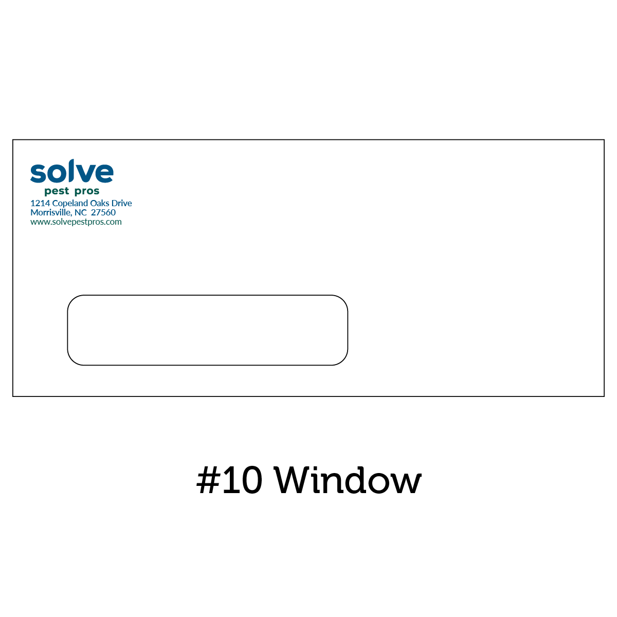 SOLVE - #10 Window Envelopes