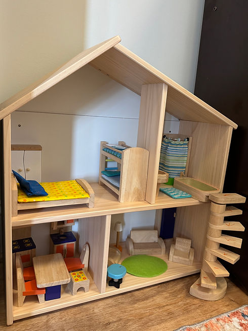 Play therapy space for children at House Child and Family Therapy Center in Leesburg, Virginia