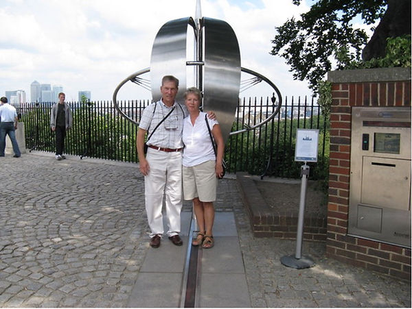 Alan Swain, 2008, Greenwich Observatory - Meridian Line