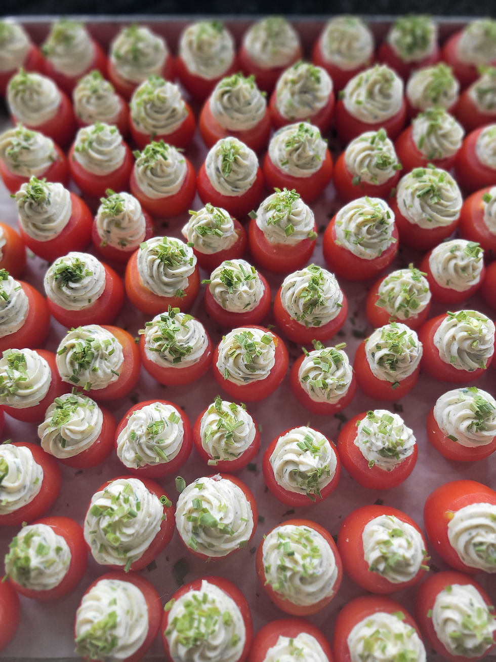 Cherry Tomatoes with Cheese
