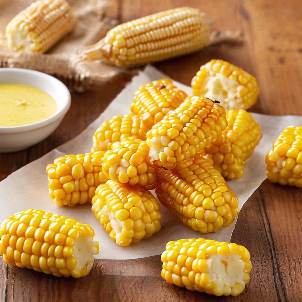 Petite Buttered Corn Cobettes
