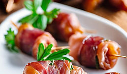 Dates_With blue cheese wrapped in prosciutto