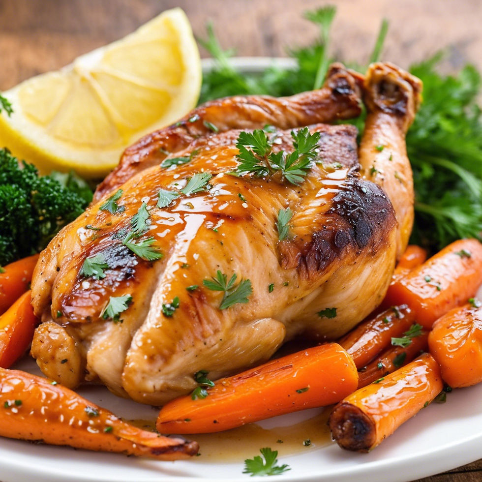 Lemon Honey Glazed Chicken