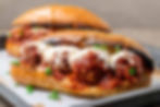 Homemade Meatball Sandwich