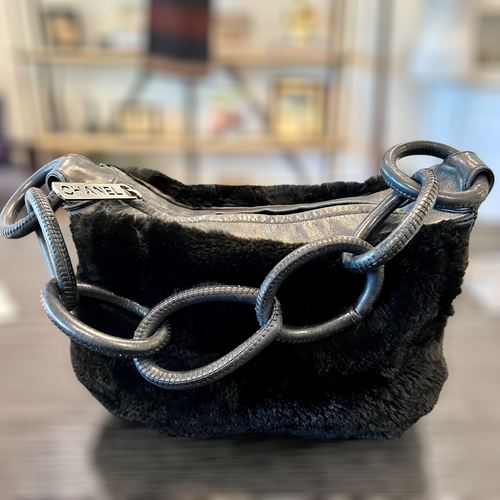 Chanel Authentic Fur Ring Handles | Shine On