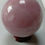 Miniature : sphère de Quartz rose