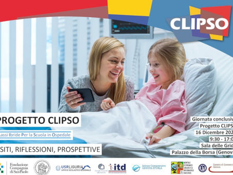 Progetto CLIPSO: metodologie innovative per la didattica in ospedale