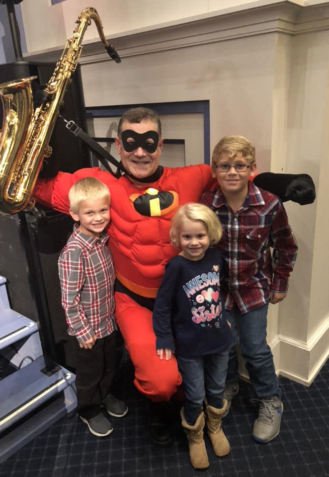 Author as Mr. Incredible