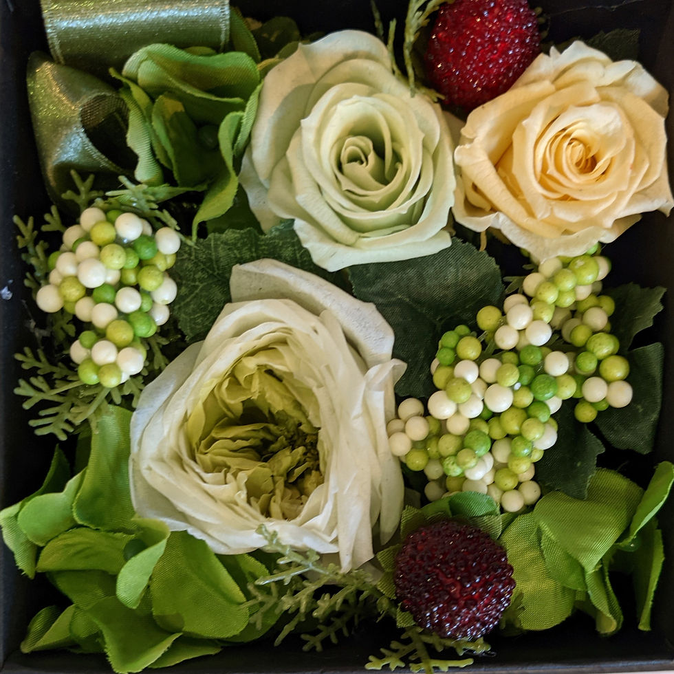 サムネイル： プリザーブドフラワーサプライズBOX　花てまり
