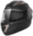 Black Yema Full-Face Motorcycle Helmet