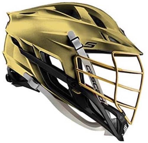 Gold Cascade S Boys Lacrosse Helmet