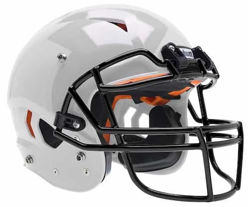 White Schutt Vengeance A9 Football Helmet