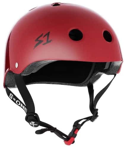 Red and black S-One Lifer Multi-Impact Helmet