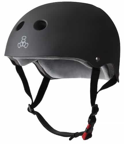 Triple Eight Sweatsaver black helmet