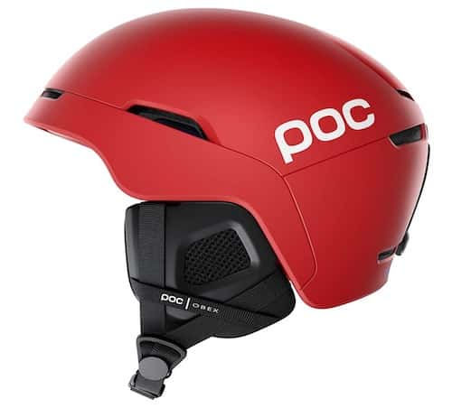 Red POC Obex BC Spin Snowboard Helmet