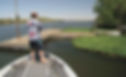 Professional Angler Fishing Docks Summer Bass