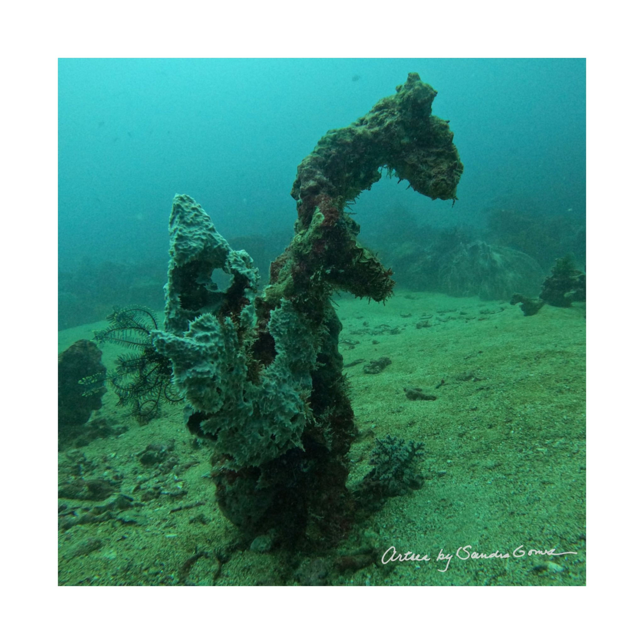 Anchor Sculpture - Square Poster