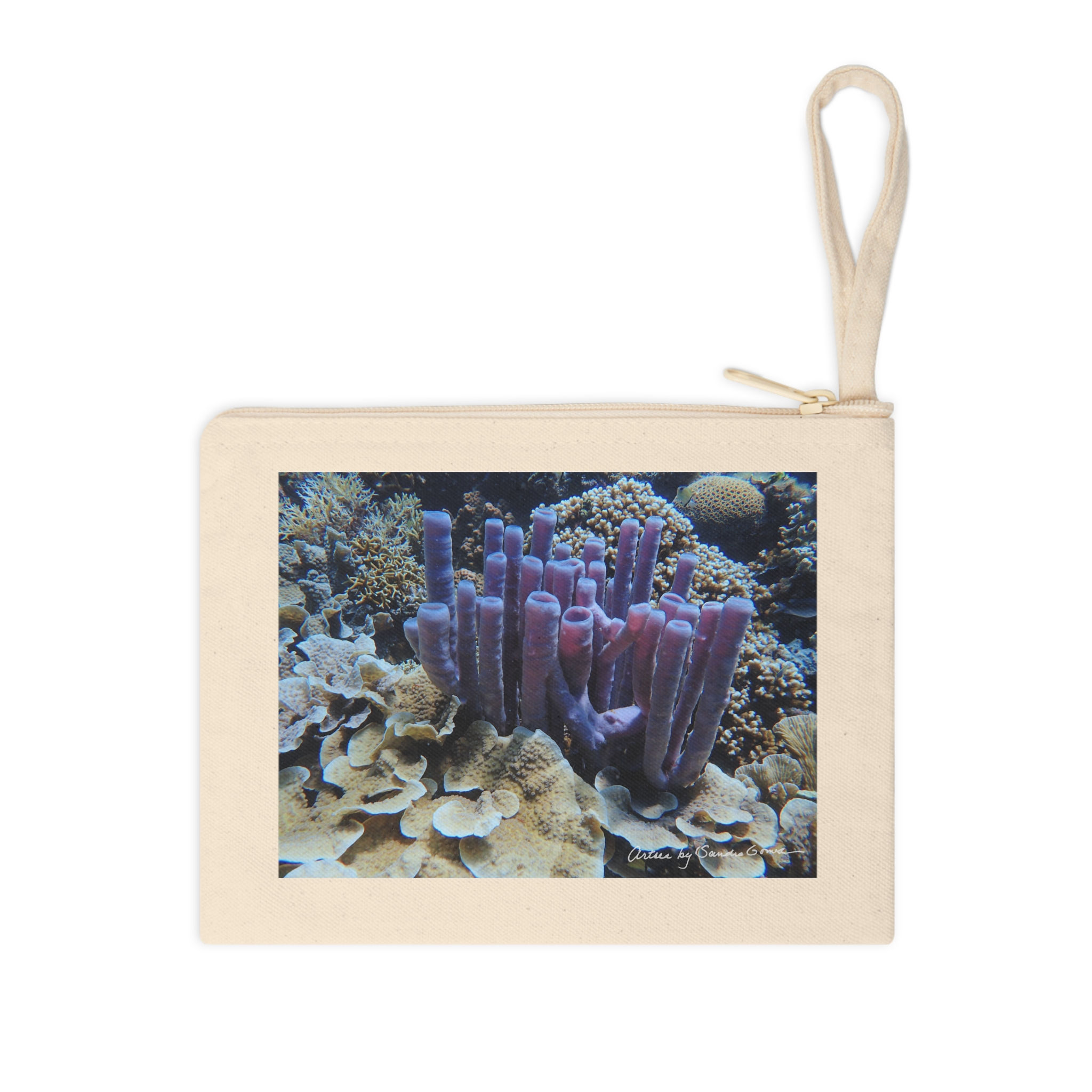 Purple Tubes - Accessory Zipper Pouch