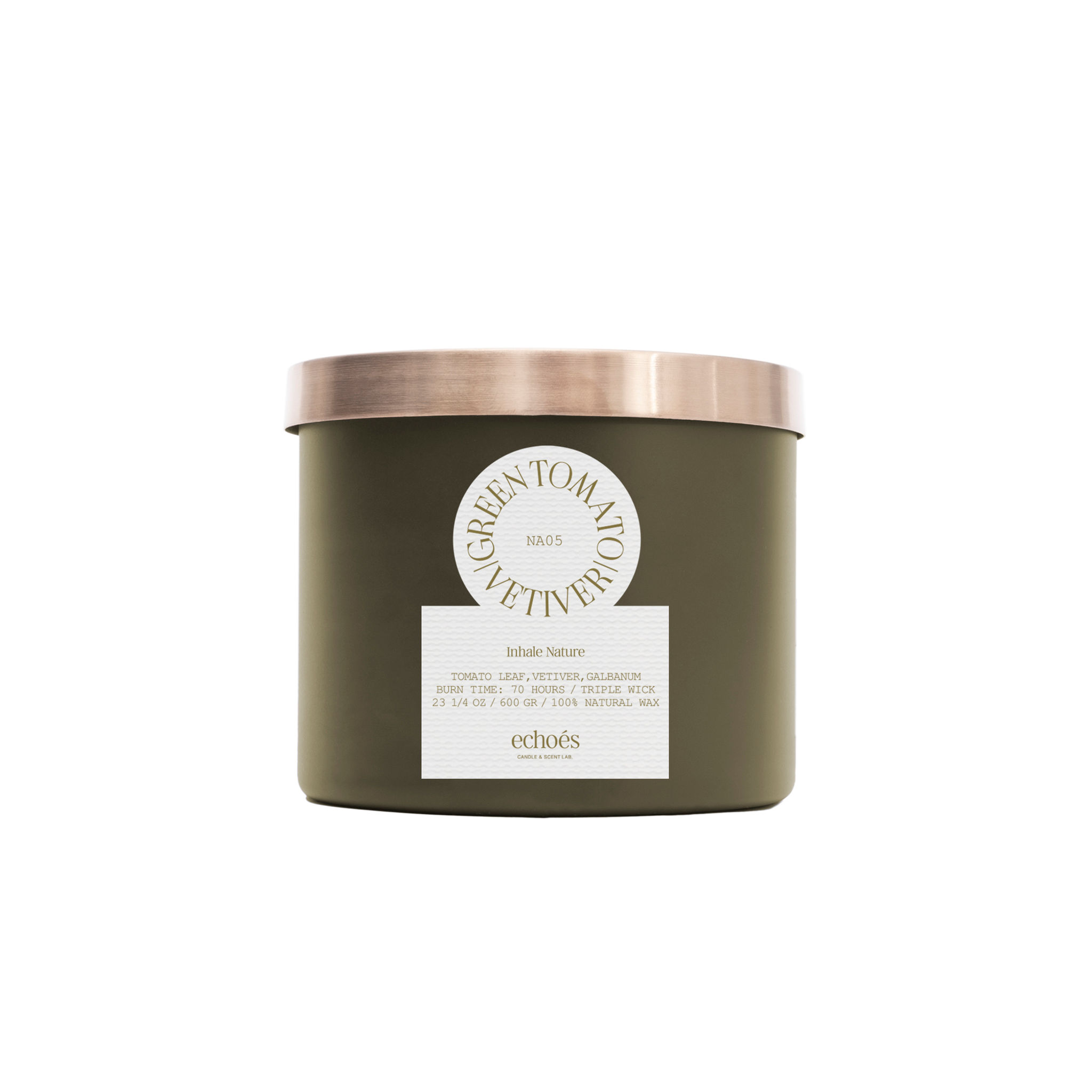 Green Tomato & Vetiver Large Size Candle