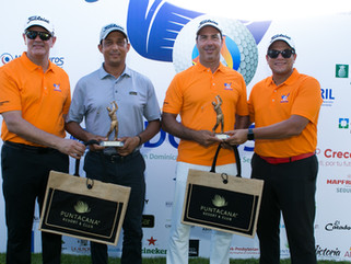 Cesar Rodríguez y Marcel Olivares,
Campeones 5to. Torneo de Golf ADOCOSE